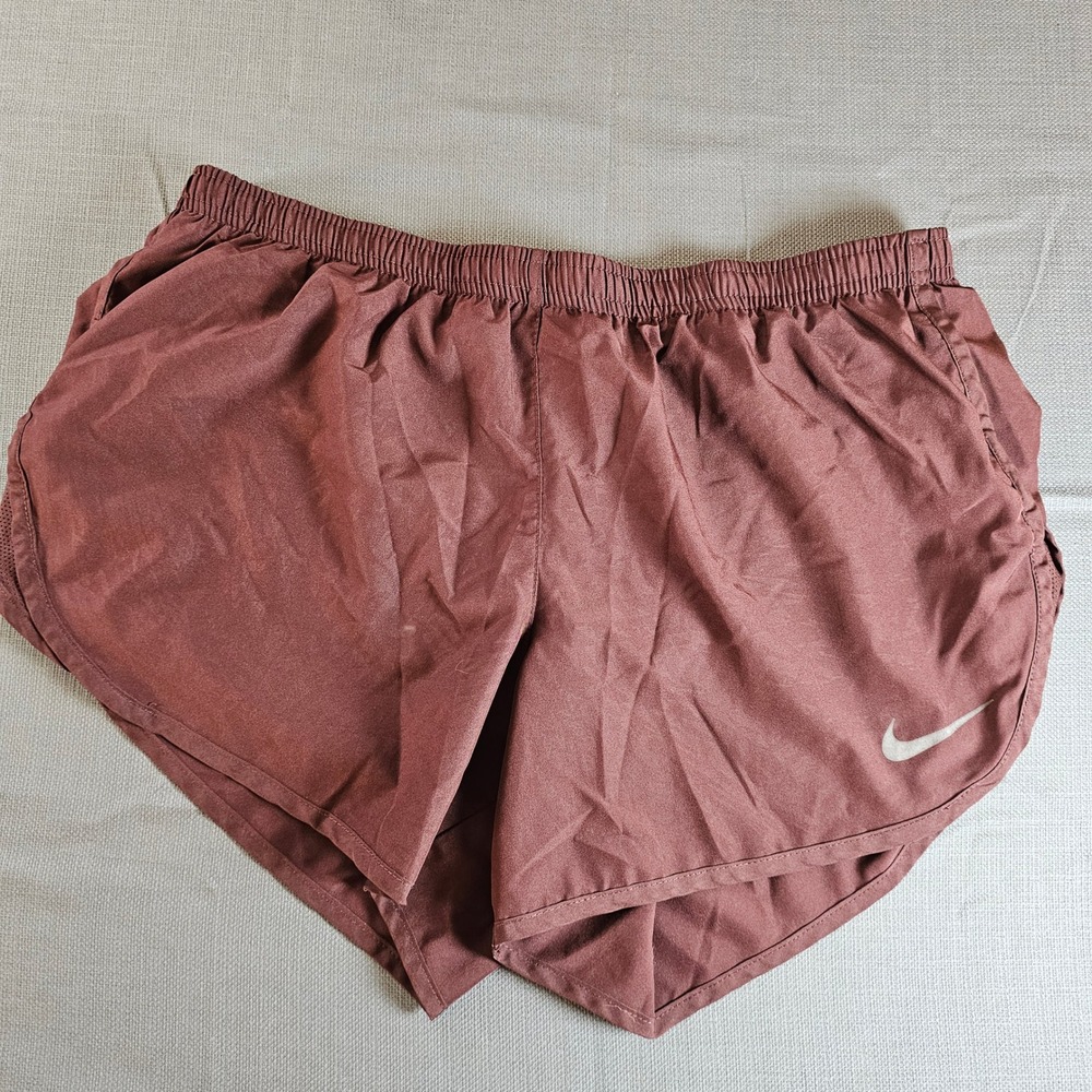Nike Dri-FIT Running Shorts Women's Medium Rosewood Athletic Gym